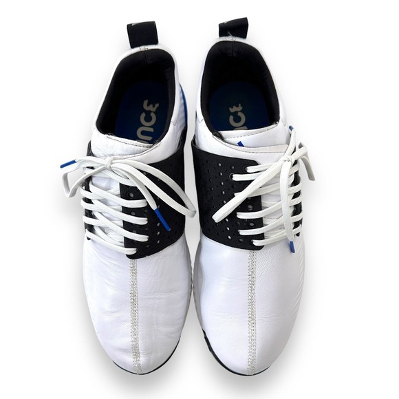 Adidas Adicross Golf Shoes Mens Sz 11 Bounce Spikeless Synthetic Leather White - Picture 6 of 12